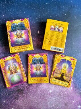 Angel answers oracle cards   with book   Doreen Virtue